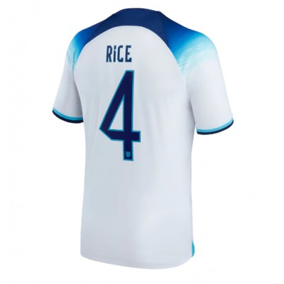 England Declan Rice #4 Hjemmedrakt VM 2022 Kortermet